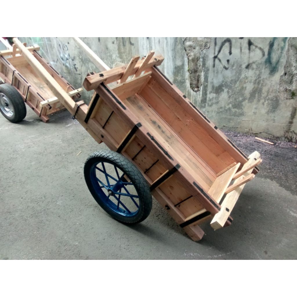 Gerobak Kayu,Semen,Batu,Pasir Serbaguna