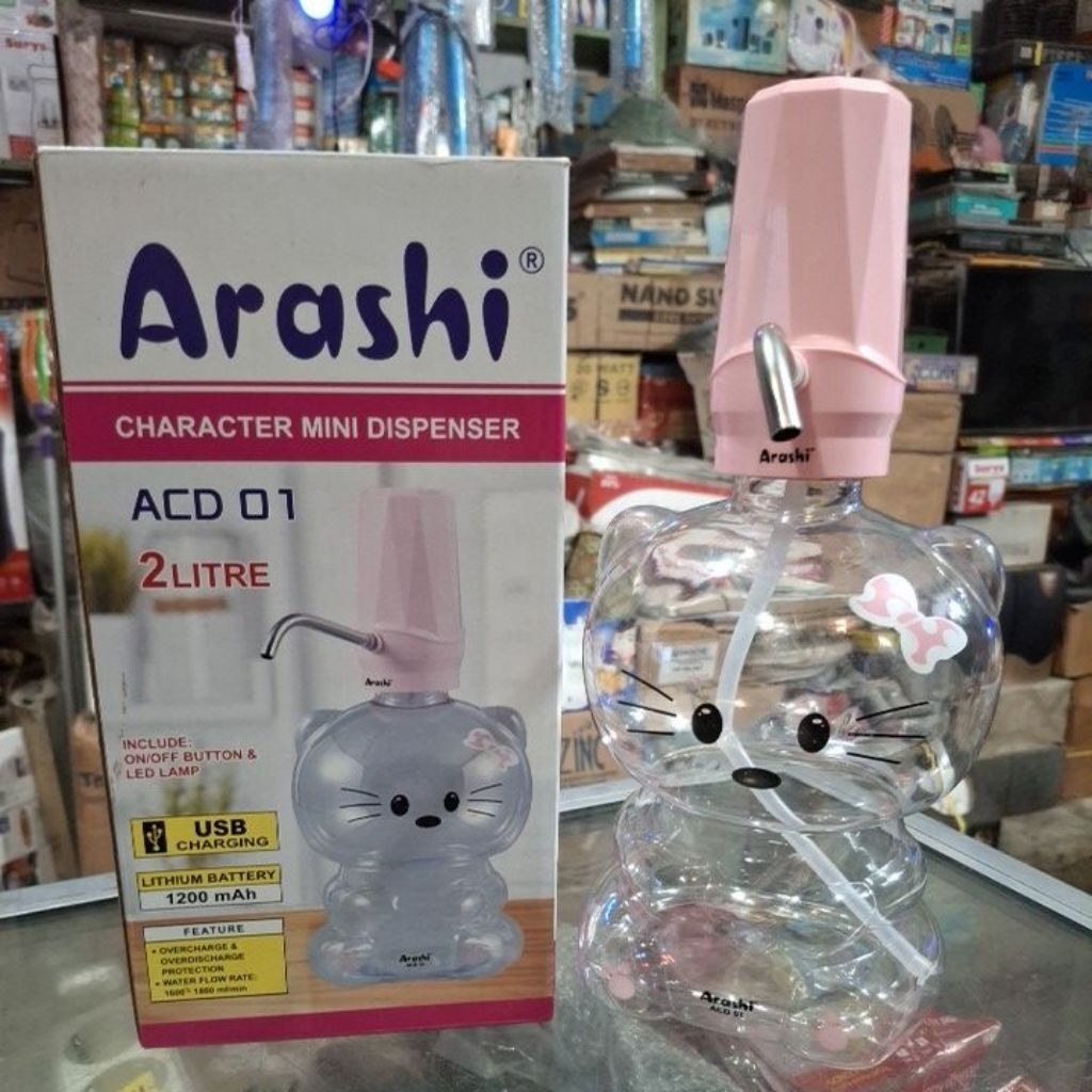 arashi mini dispenser karakter ACD01 2liter