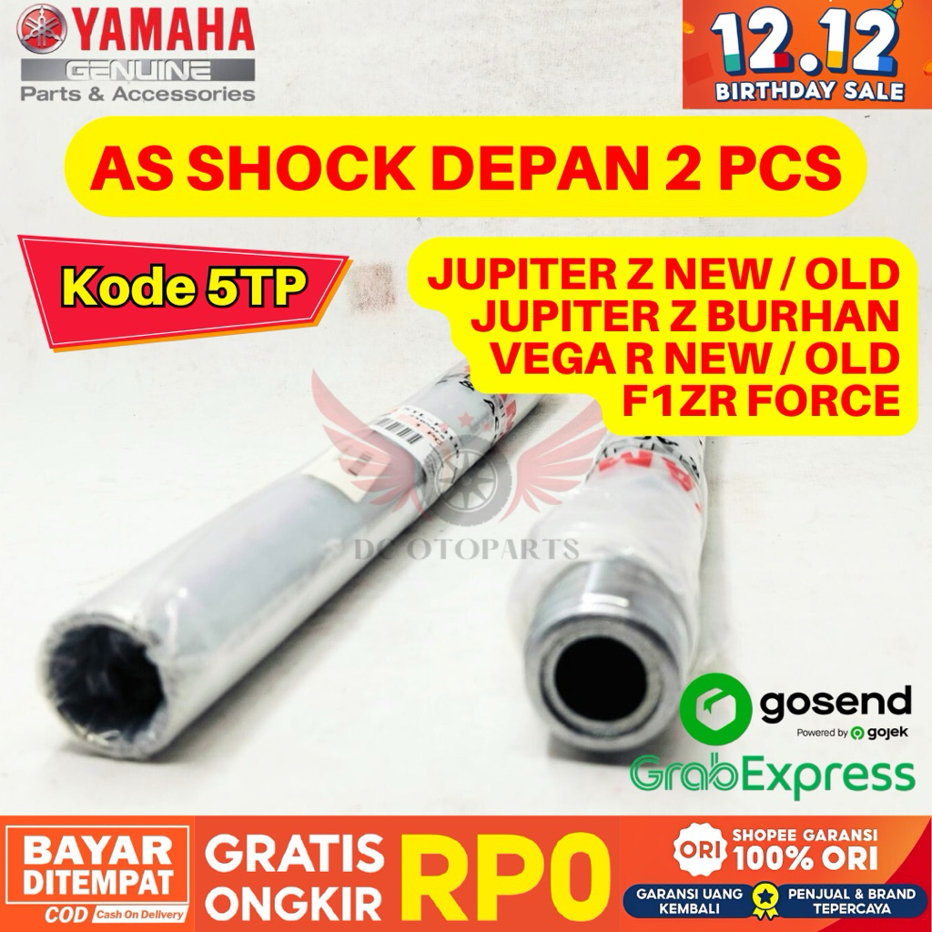 5TP AS SHOCK JUPITER Z ORIGINAL YAMAHA GENUINE PARTS, PAKET AS SHOCK ORIGINAL JUPITER Z LAMA, SHOCK 