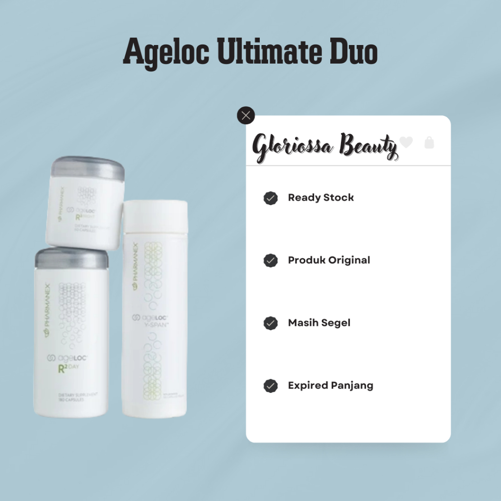 Sepasang Suplemen Anti Aging Ultimate Duo Exp 2026