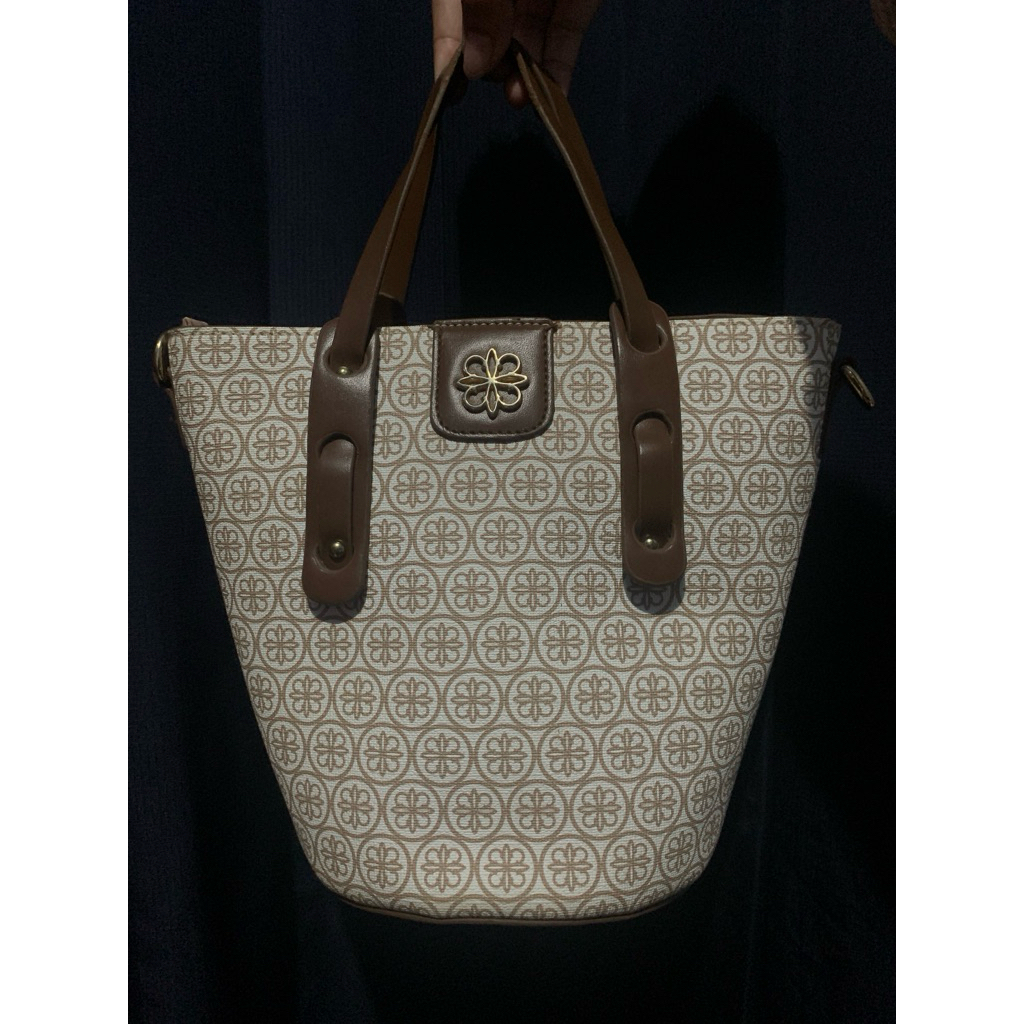 PRELOVED - Tas Selempang Les Catino - Tammy Bucket - Monogram