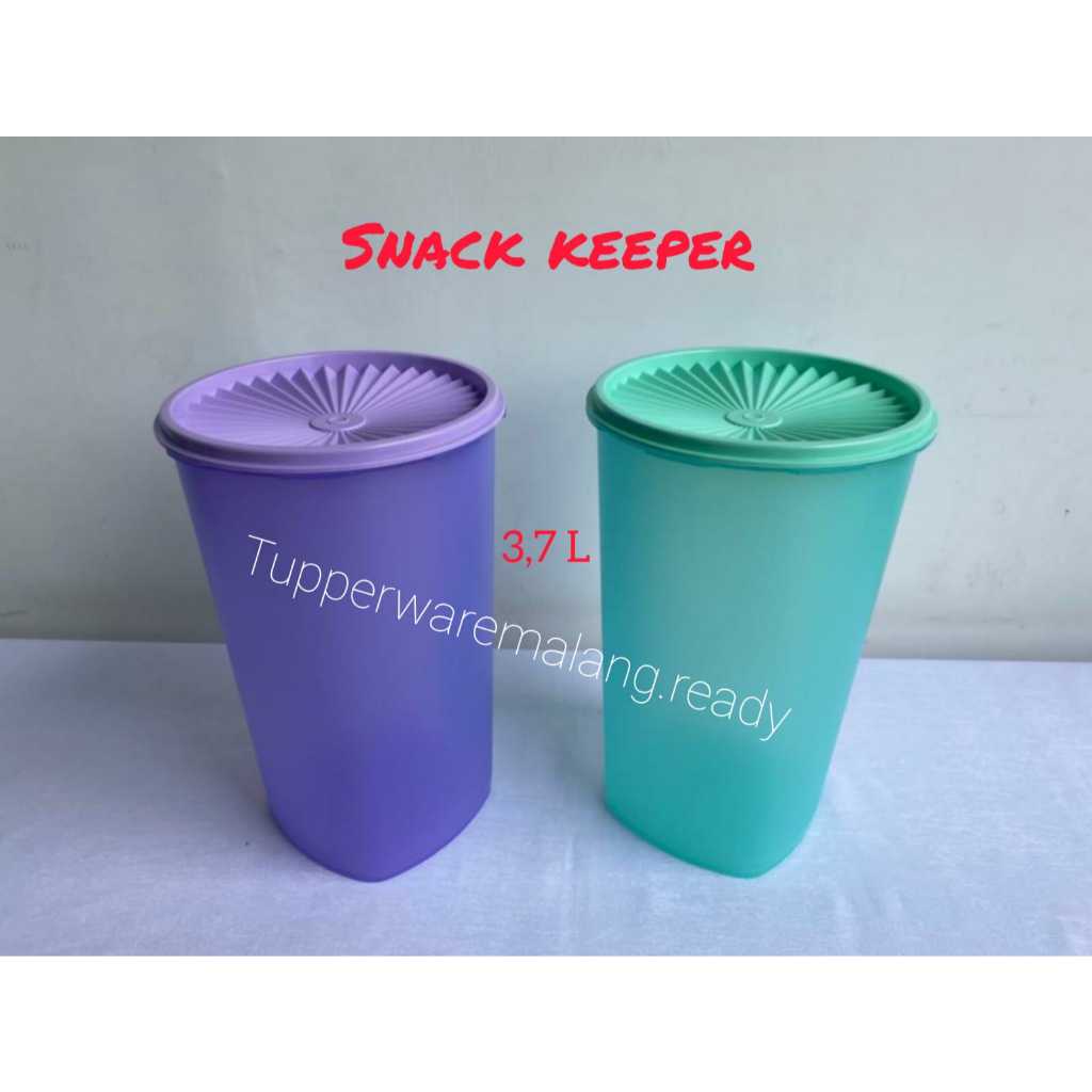 [SALE] TOPLES SNACK KEEPER CANISTER TUPPERWARE TEMPAT KERUPUK WADAH SIMPAN MAKANAN MURAH