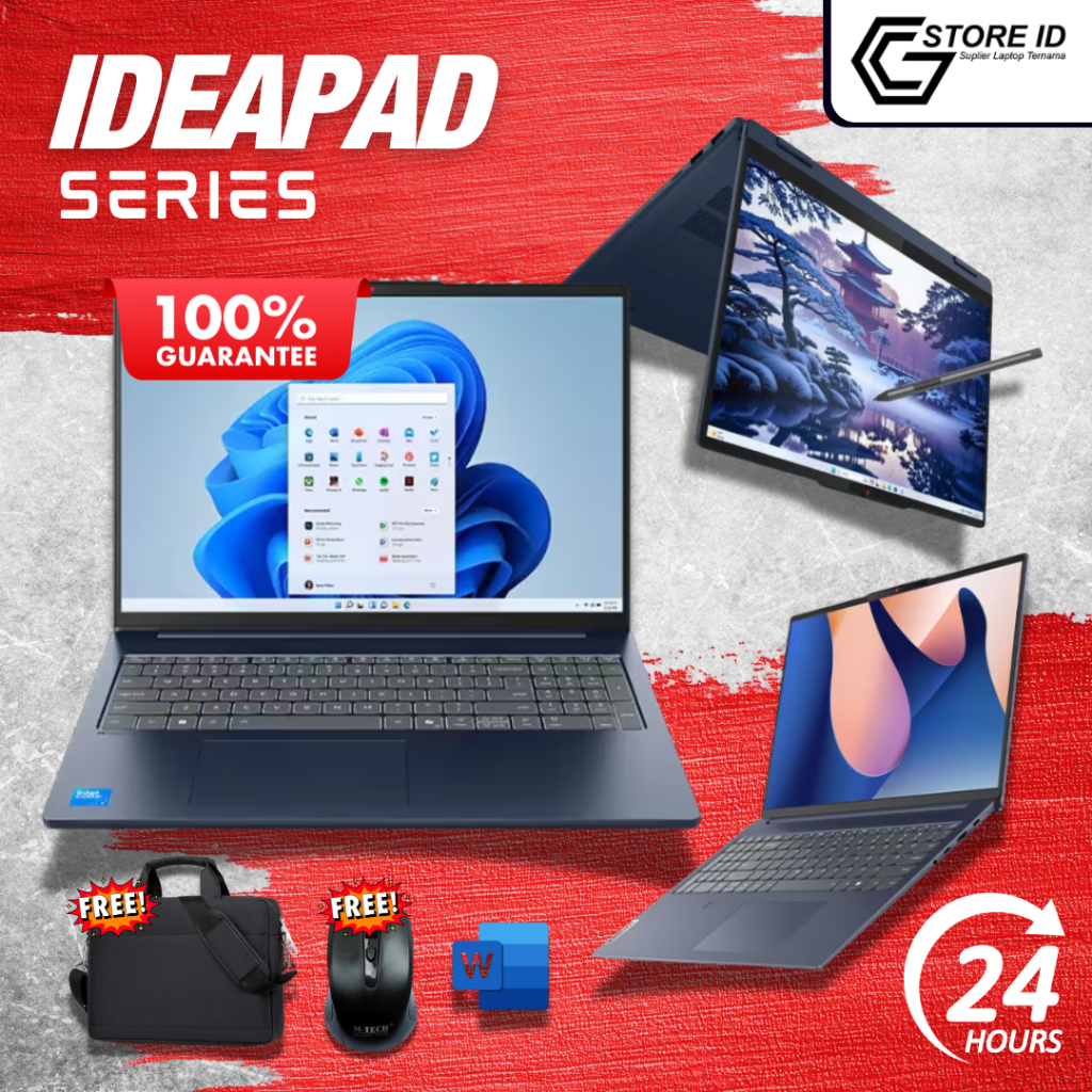 Lenovo Ideapad Slim 1/3/5i 15-16 i7 16GB 1TB SSD IPS Touch Backlit FP FHD/WUXGA Win11