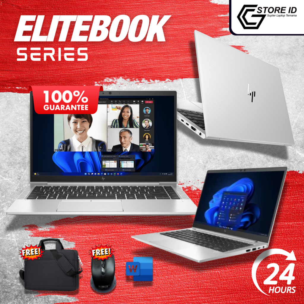 Laptop HP Elitebook 830/840 G8 Core i7 Gen 11 RAM 16GB SSD 1TB FHD / Bergaransi