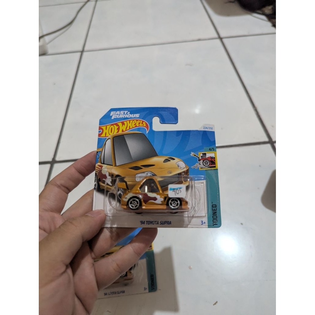 Hot Wheels ‘94 Toyota Supra Tooned #224 Mainline 2024 Case Q (In-Stock) New JDM short card rare
