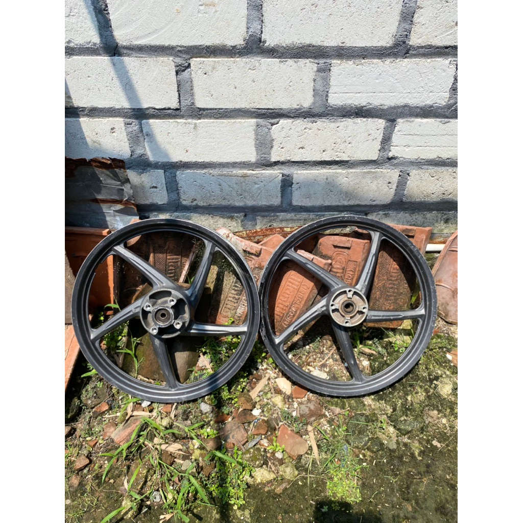Velg palang 5 supra dd cakram depan belakang ring 17