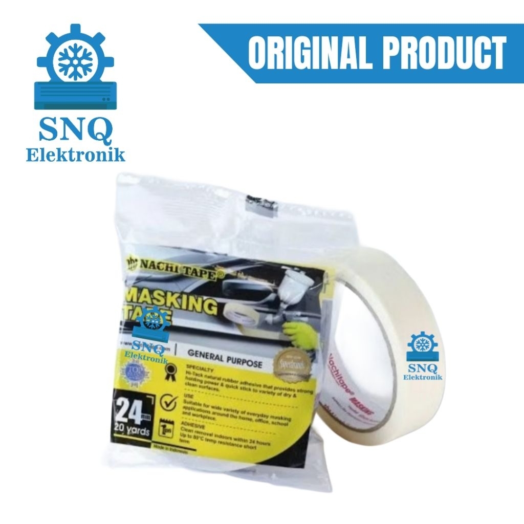 Lem kertas 1 roll - Lakban kertas 20 yard