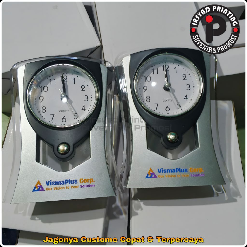 jam meja custom/jam meja cetak