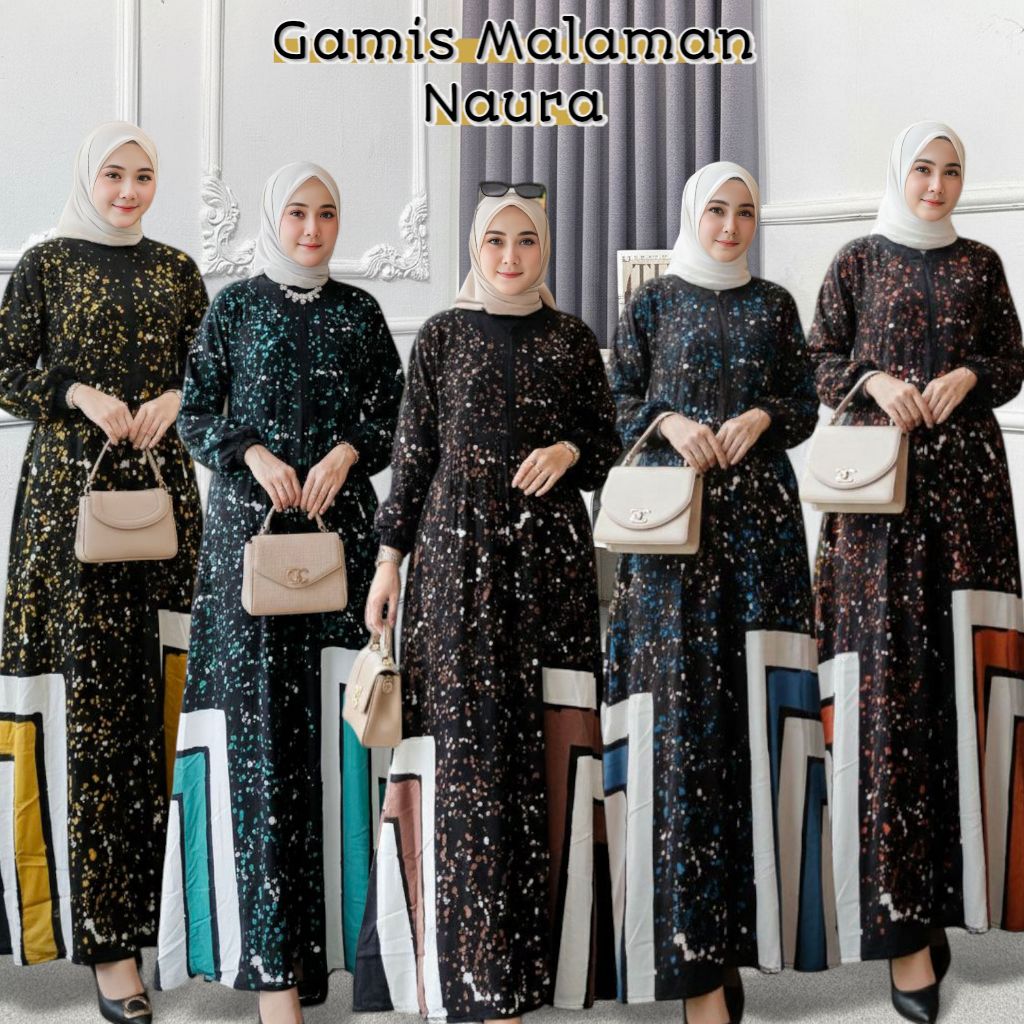 Gamis Terbaru Gamis Malaman Jumbo Ld 120 cm Bahan Rayon Twill