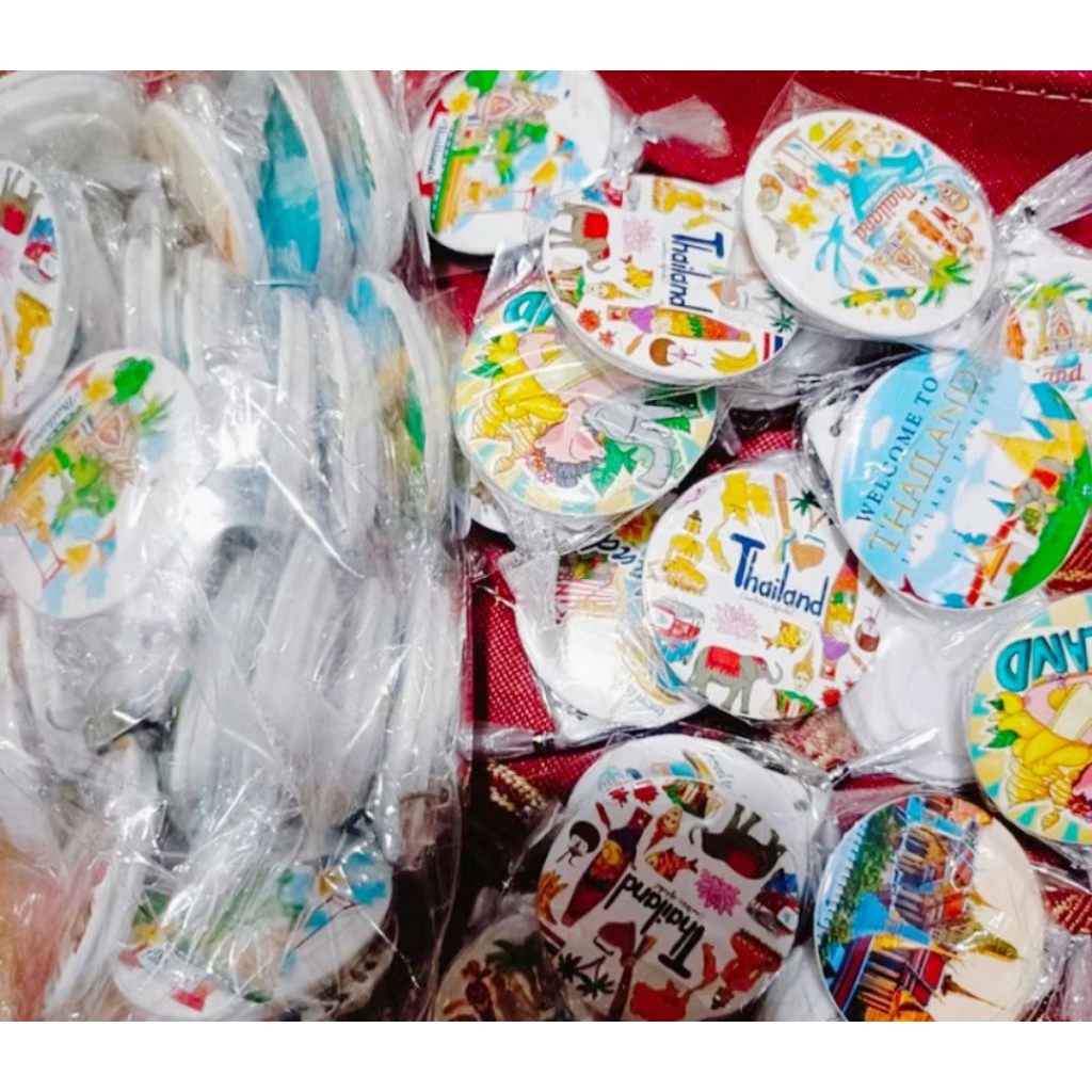 isi 100 gantungan kunci oleh oleh thailand / gantungan kunci keychain icon thailand
