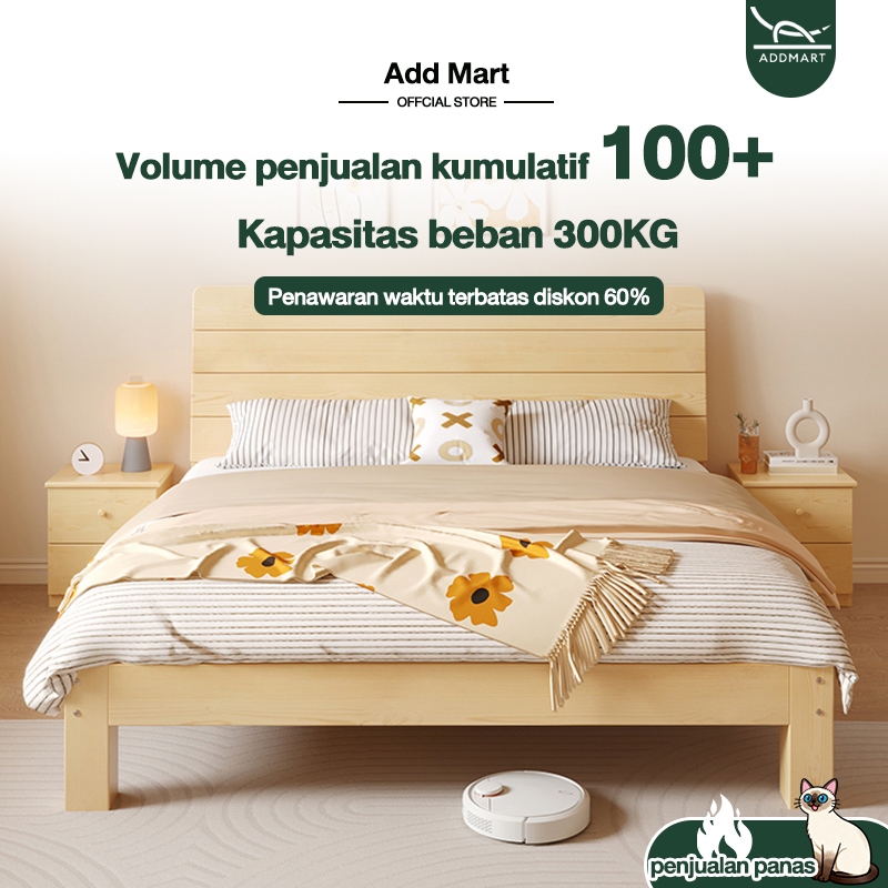 Dipan Kayu Minimalis Modern Tempat Tidur Dipan Kasur 180x200 Dipan Kayu 160x200 Divan Sandaran