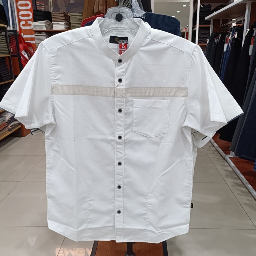 EMBA KEMEJA KOKO LENGAN PENDEK BAHAN KATUN + POLIESTER