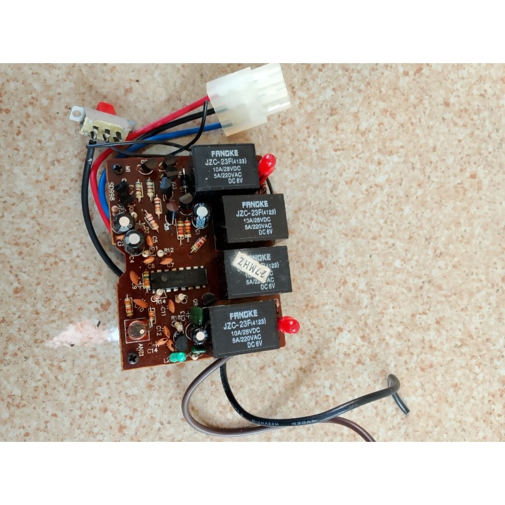 PCB/ MODUL RC cabutan RC QD skala 1:10 Frekuensi 27Mhz,35Mhz,45Mhz