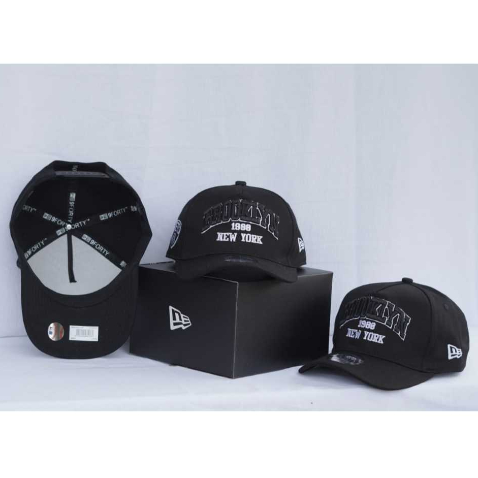Topi NBA Basket Brooklyn Topi Baseball Logo Bordir Premium