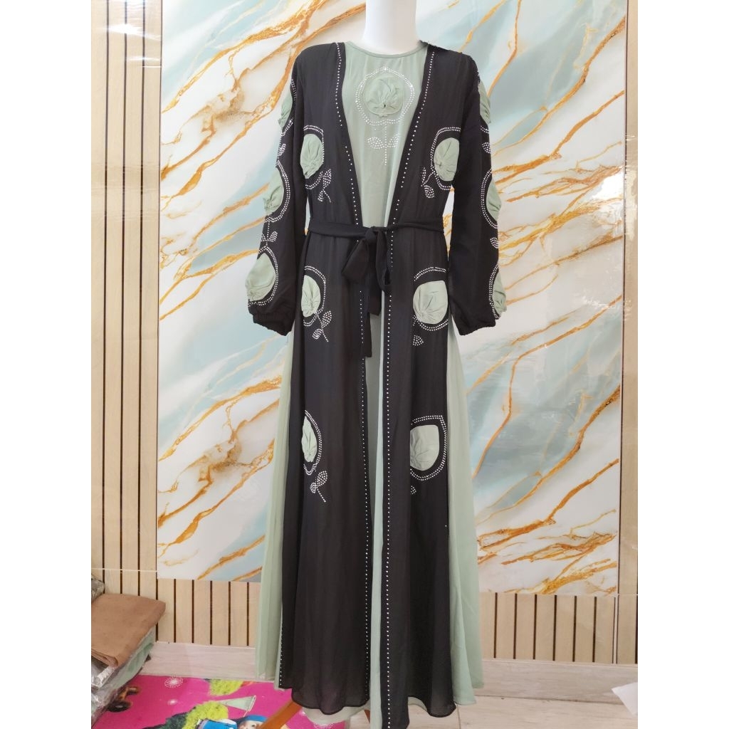 gamis abaya ceruty baby doll premium