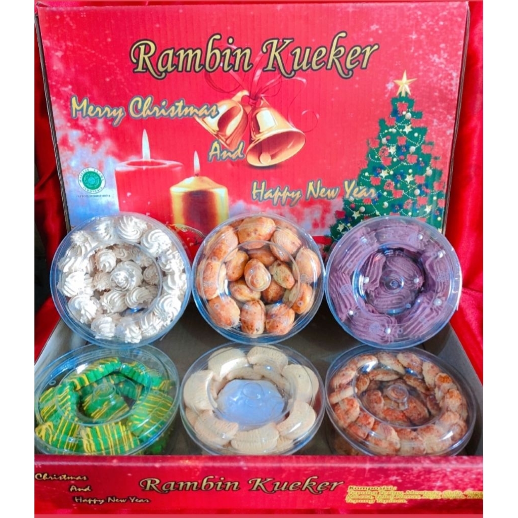 KUE KERING NATAL & TAHUN BARU ISI 6KTK/ PAKET BESTSELLER BHN PREMIUM/TERIMA RESELLER&GROSIR/ HAMPERS