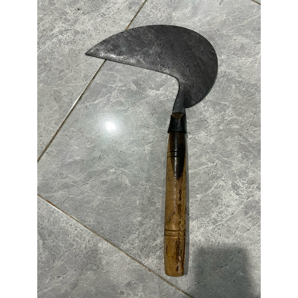 Arit Rumput & Padi Super Tajam Asli Baja Murni 100% ORIGINAL SEPUHAN PANDE [ CAP BALUNG ]