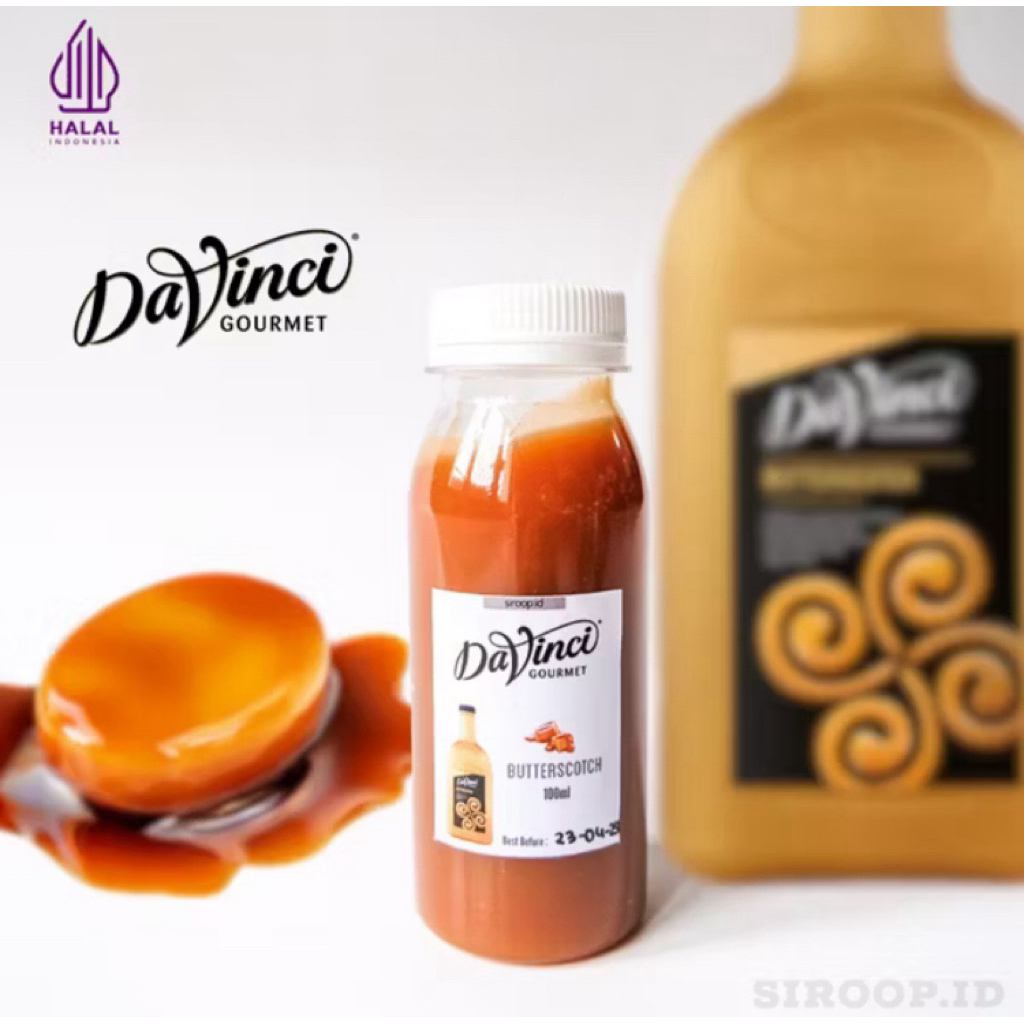 Butterscotch Sauce Davinci Repack Saus Caramel