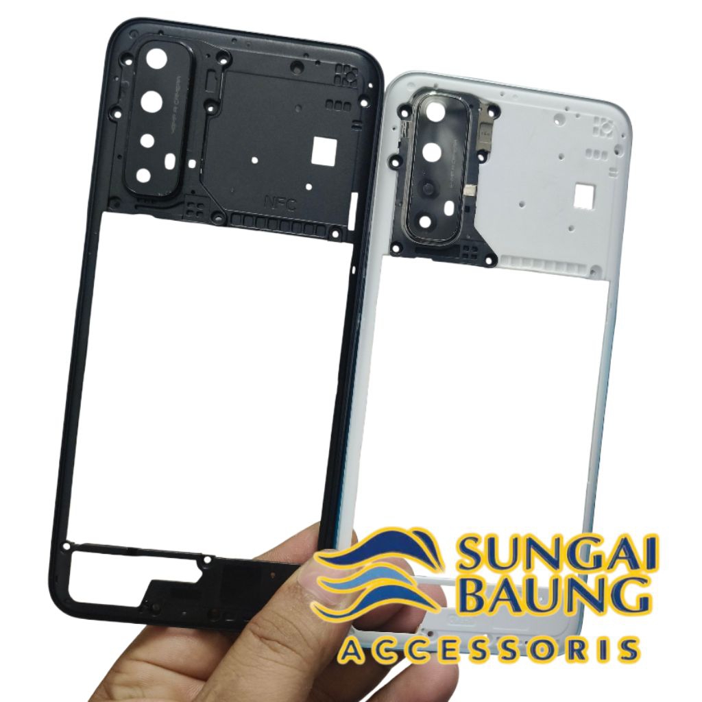 Bezel Bezzel tutup mesin tulang samping realme 7 / realme narzo 20 pro