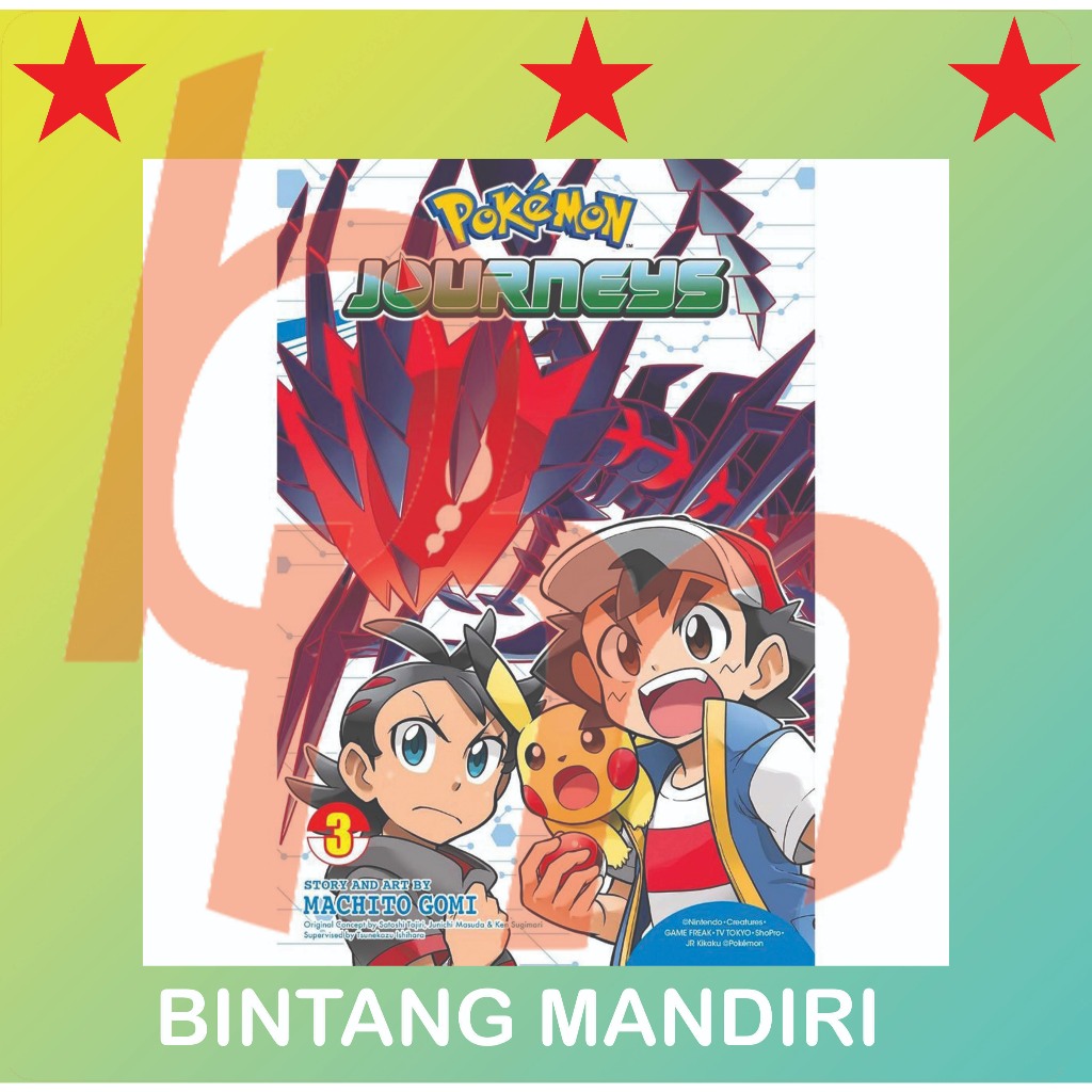 Komik - Pokemon Journeys vol.1-4 (English) - BintangMandiri