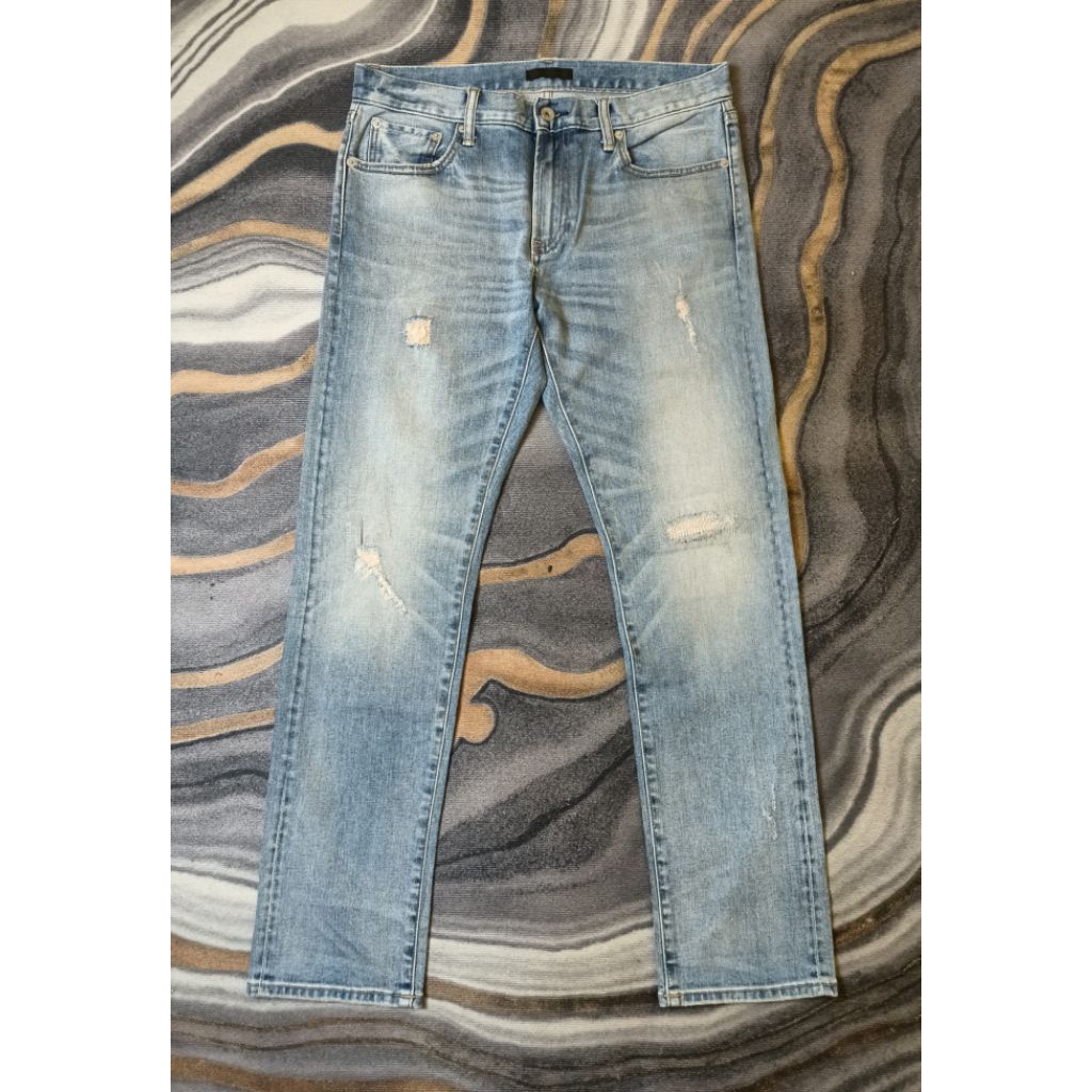 Celana Panjang Jeans Uniqlo Selvedge Second Original