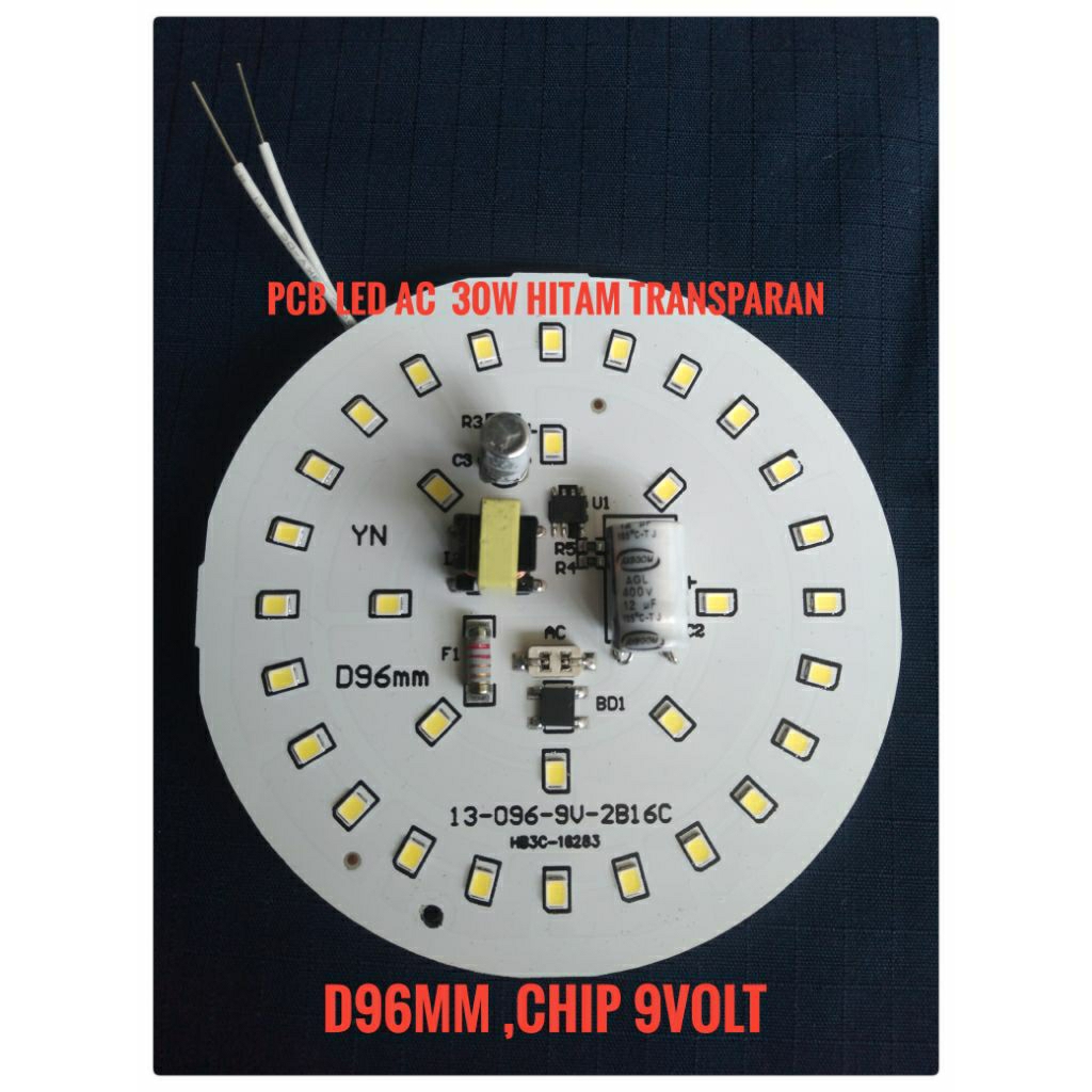 Pcb Led Ac Bm Hitam 30w