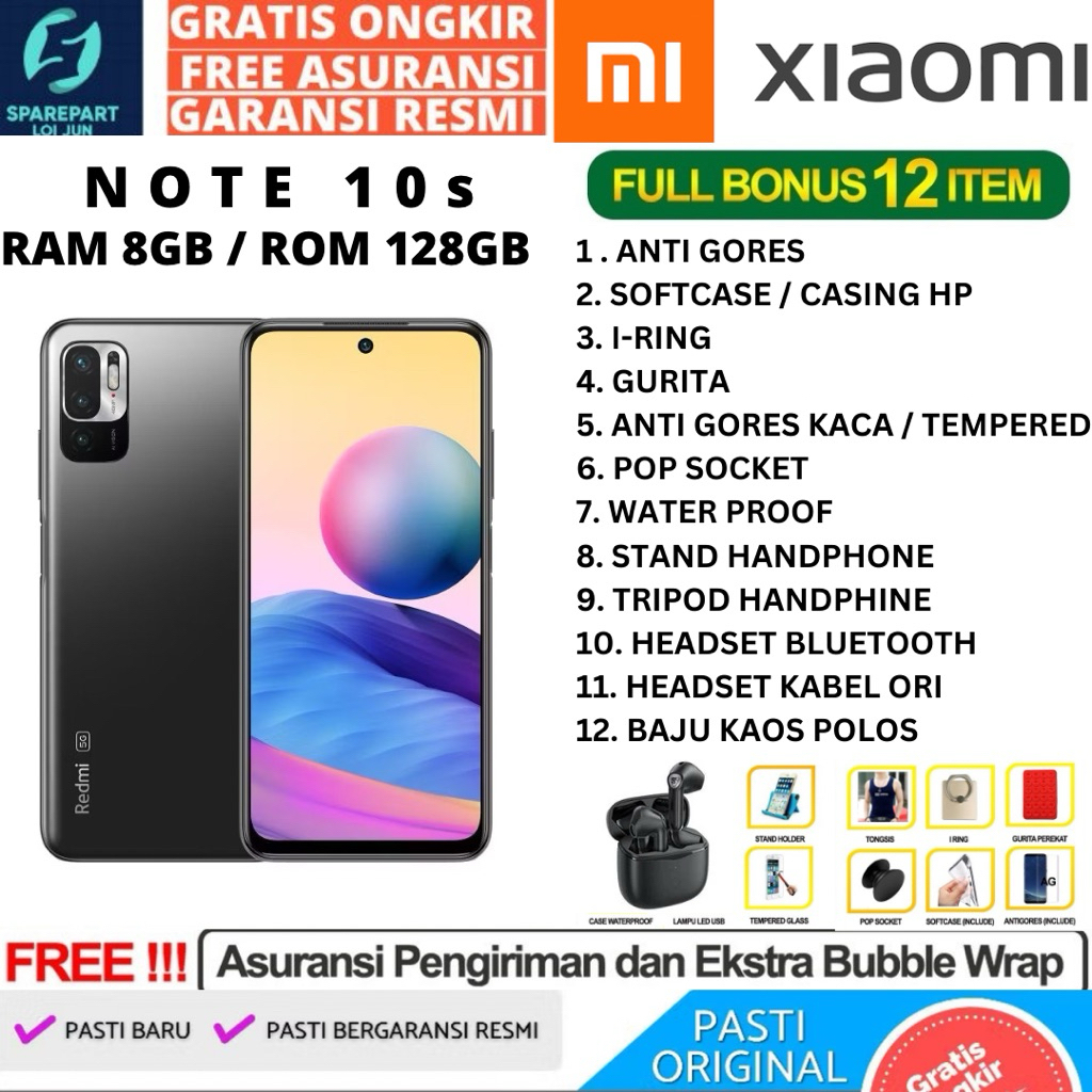 XIAOMI NOTE 10 5G 8GB+128GB GARANSI RESMI