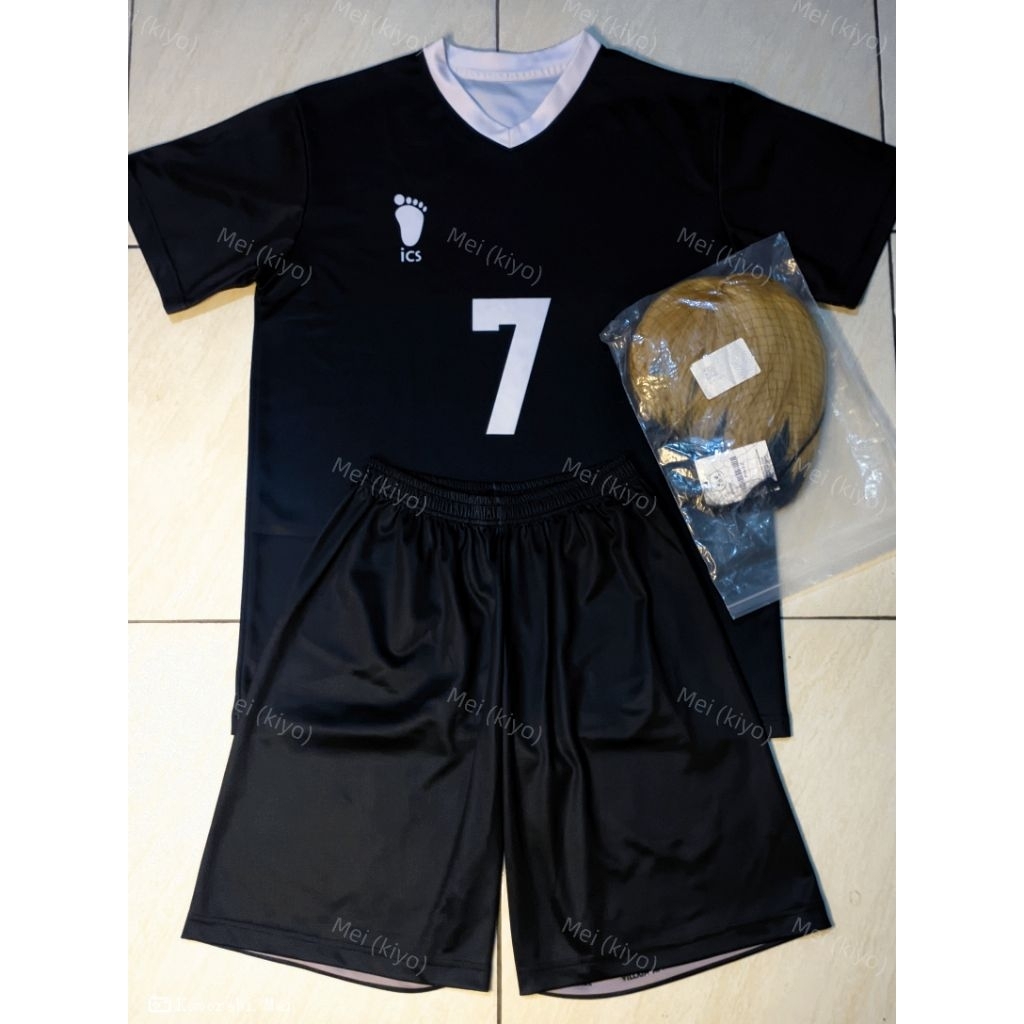 Fullset Kostum Cosplay Miya Atsumu Jersey Inarizaki Haikyuu | Baca Deskripsi