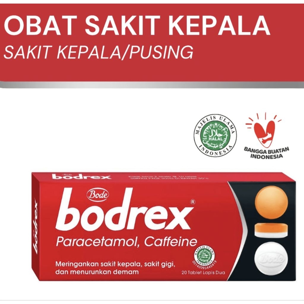 Bodrex 1pak isi 20tablet