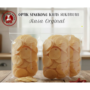 Opak Singkong khas sukabumi Rasa Orginal Berat 500 gram