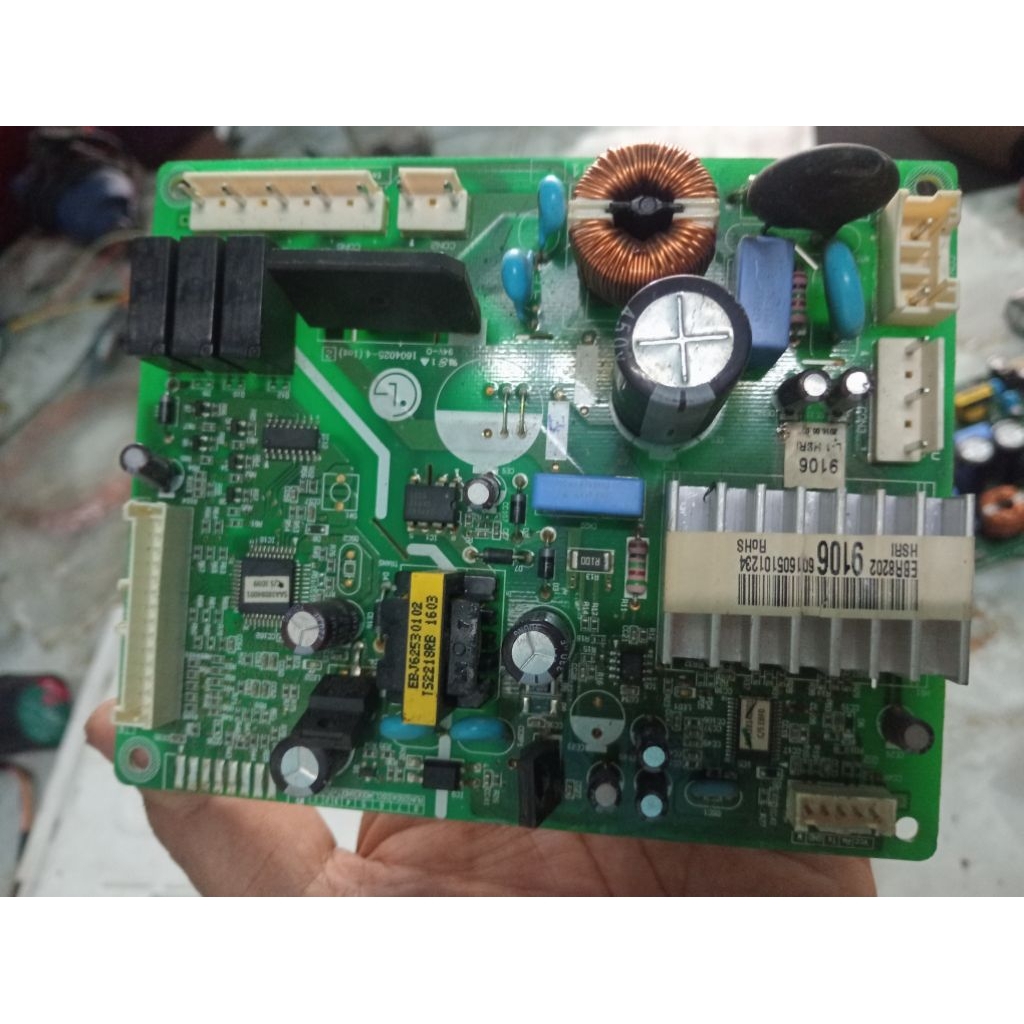 Modul kulkas 2 pintu LG inverter tipe kompresor bmg089nhmv cabutan