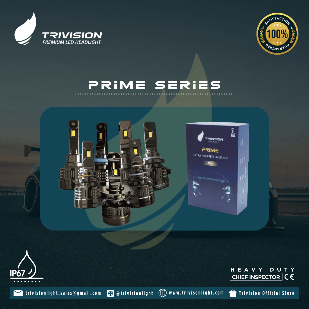 Lampu Mobil, Led Bohlamp Trivision Prime