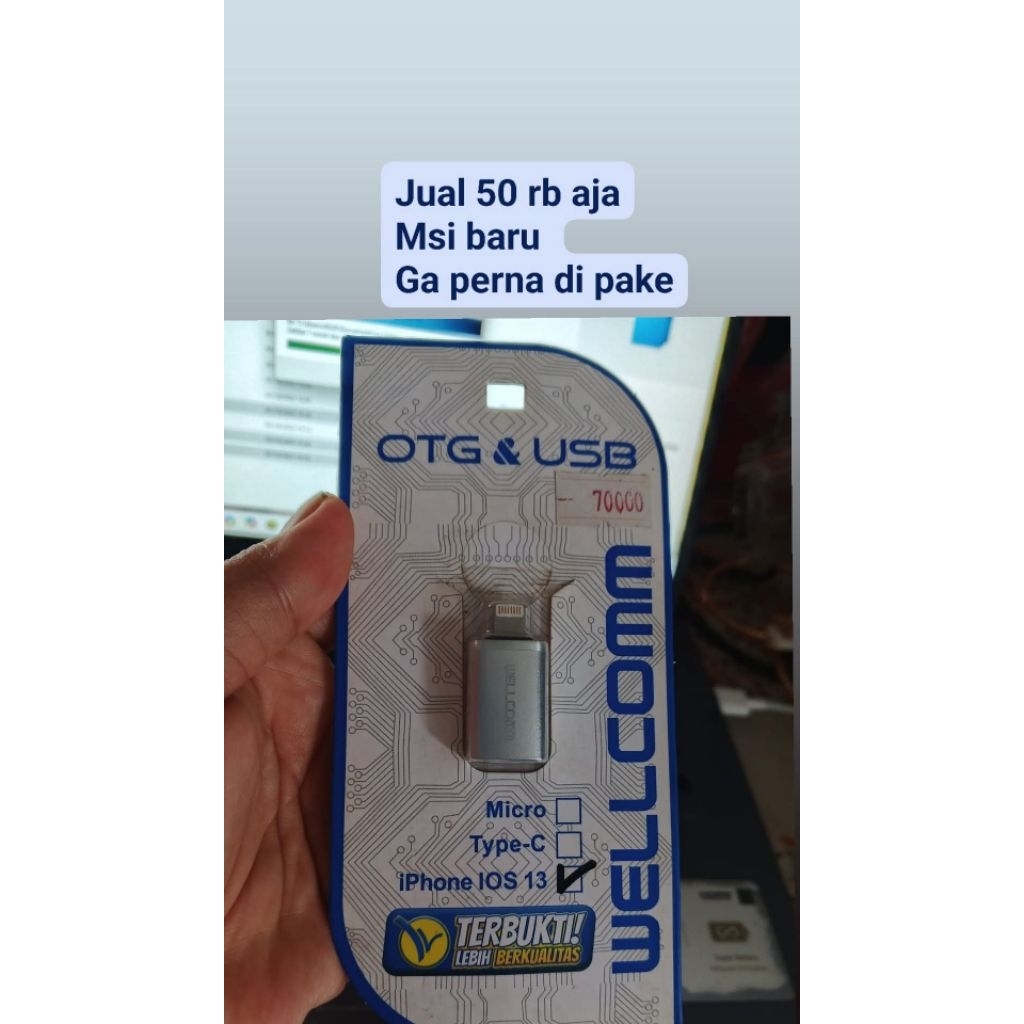 OTG penghubung hp IP ke USB