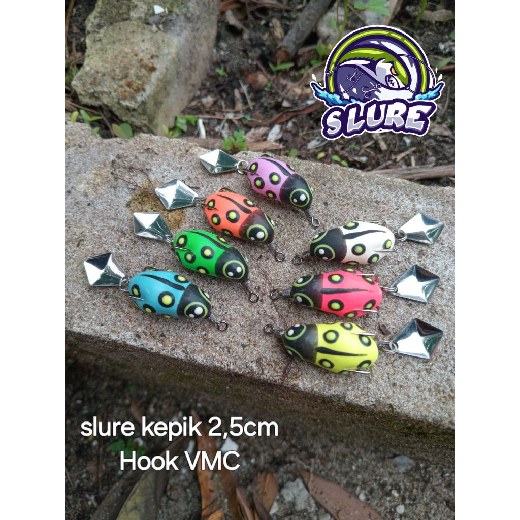 Umpan Casting Gabus Slure Kodok Selam 2,5cm Hook VMC