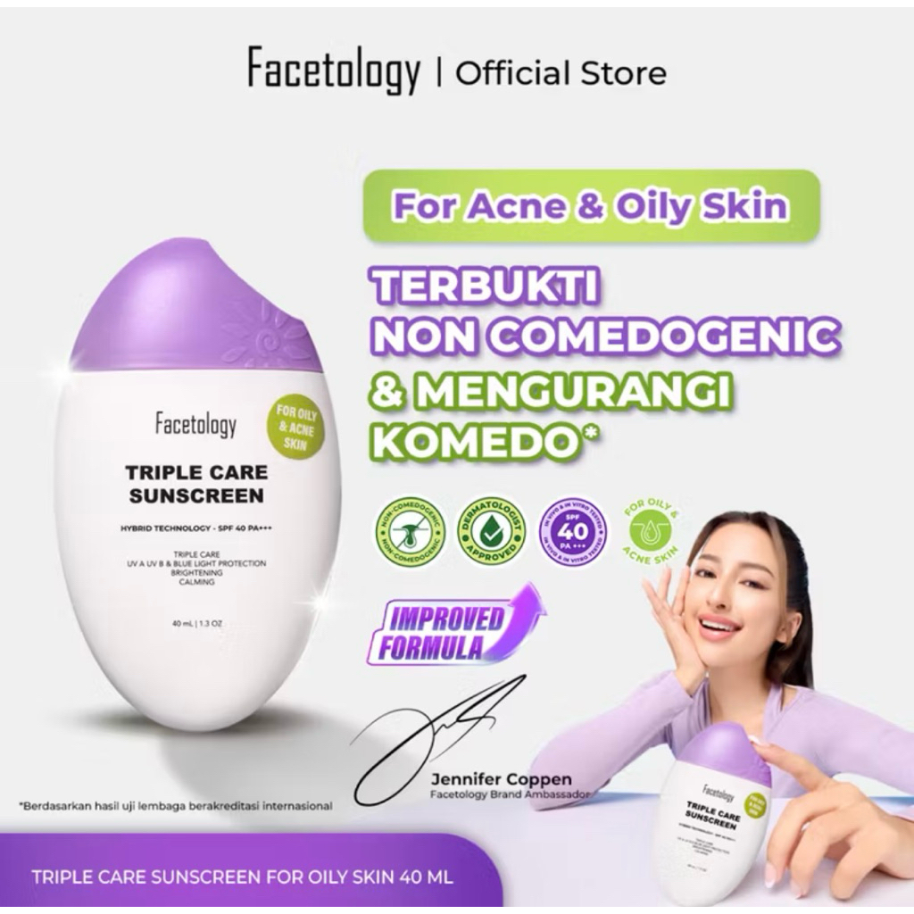 SunScreen Facetology 100% Ori