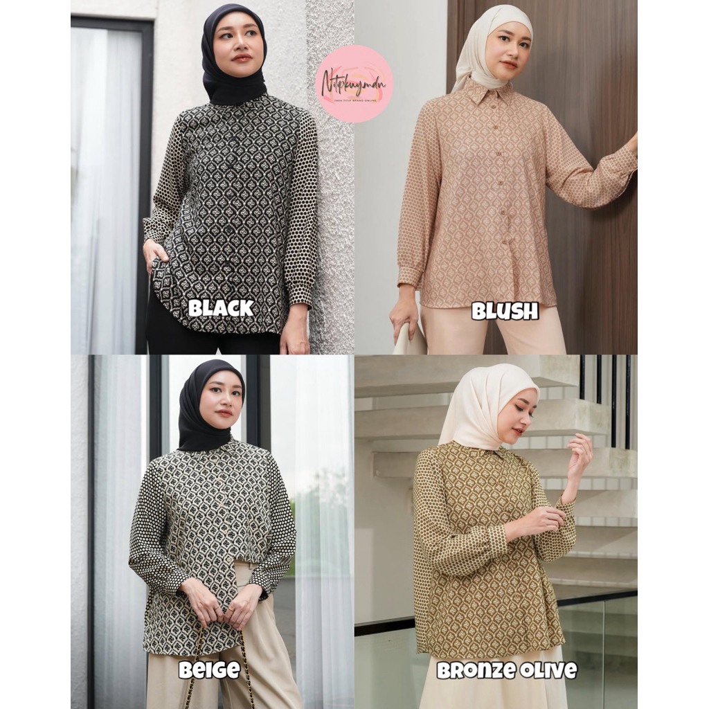 KALENA SHIRT HEAVEN LIGHTS || ZALINA SHIRT HEAVEN LIGHTS