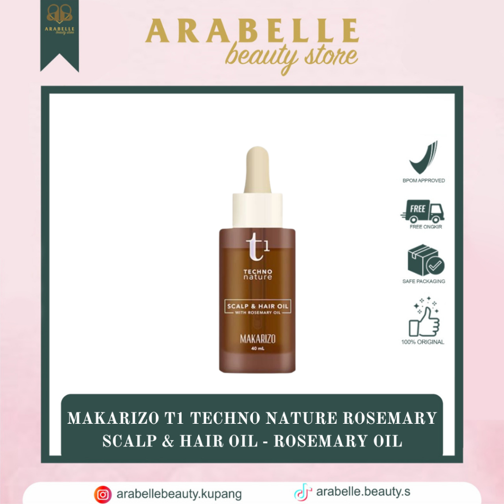 Makarizo T1 Techno Nature Rosemary Scalp & Hair Oil - Rosemary Oil