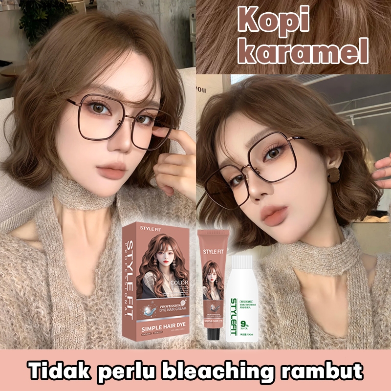 [hit baru 2026] STYLE FIT cat rambut*200ml pewarna rambut pria dan wanita ,semir original hair colou