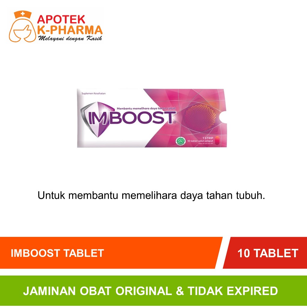 Imboost Isi 10 Tablet Obat Original Soho