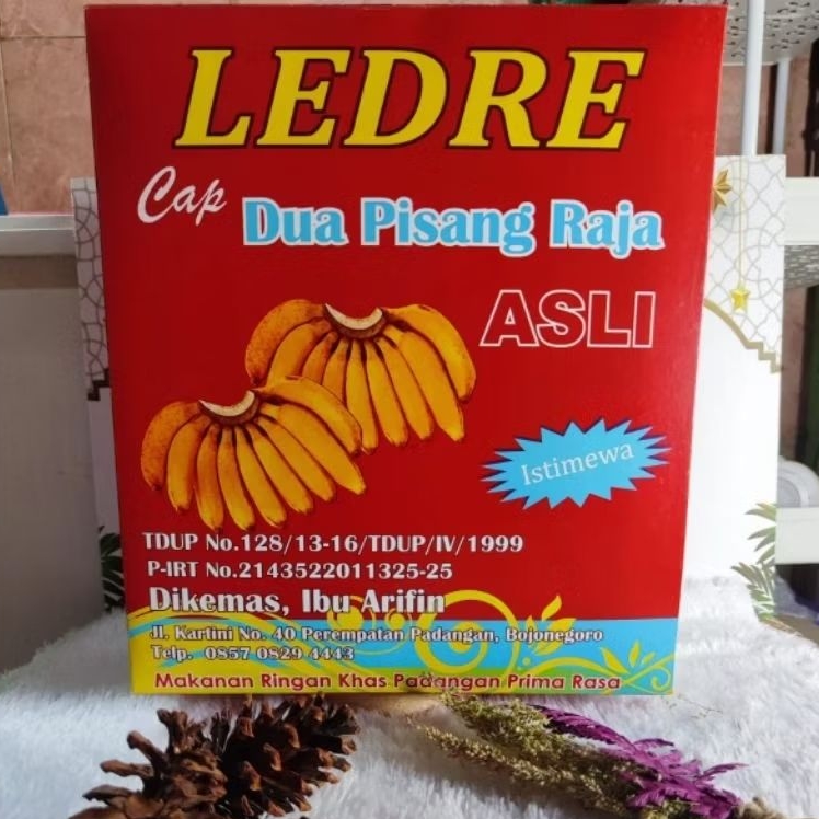 Ledre Pisang Raja Ibu Arifin (Jumbo) Oleh-oleh Khas Bojonegoro