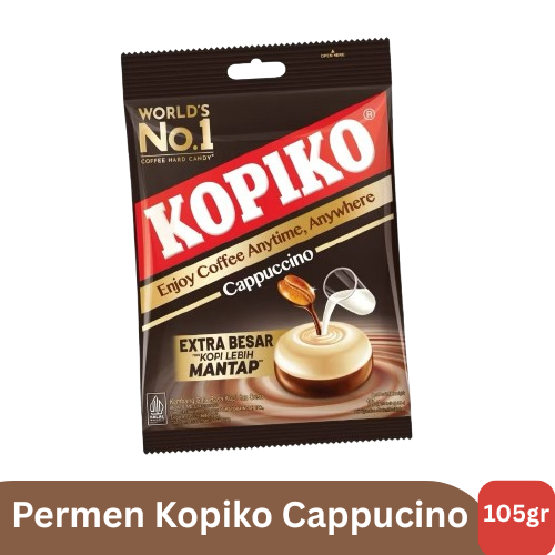 Permen Kopiko Cappuccino Candy Zak 1 Karton (24 Bag)