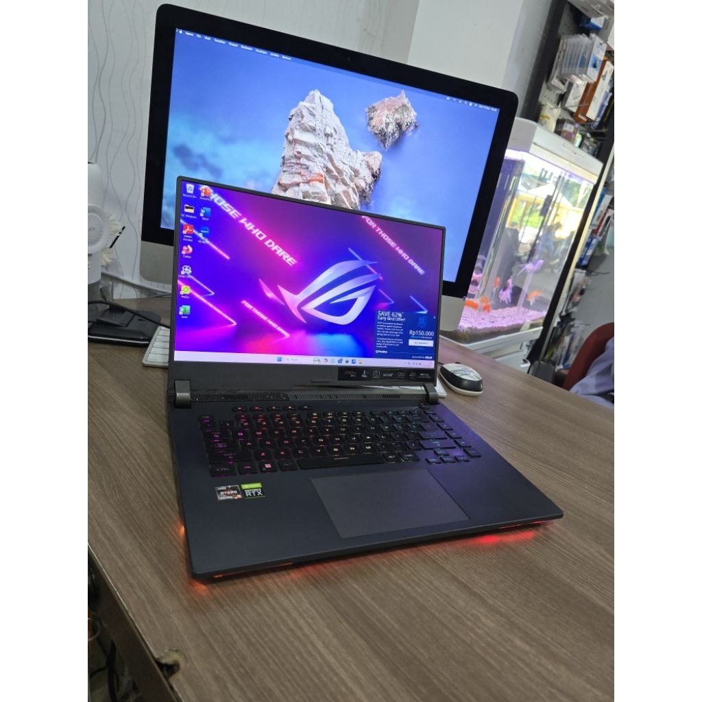 Asus ROG STRIX G512 Ryzen9 RAM 16GB SSD 1TB VGA RTX 3060 6GB
