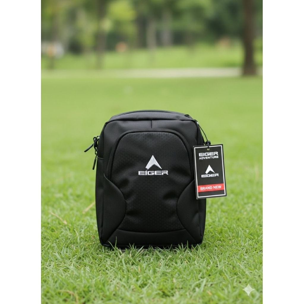 EIGER Sling Bag Original – Tas Selempang Mini Travel Anti Air