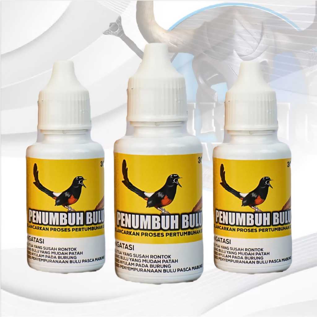 GALERY RADJA COMPANY VITAMIN PENUMBUH BULU UNTUK BURUNG MURAI KACER CAK IJO KENARI DLL