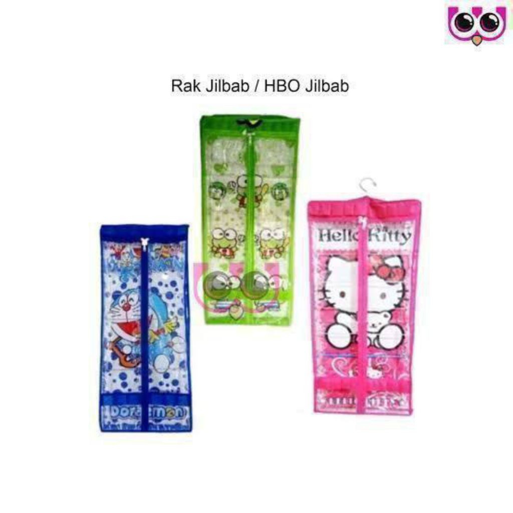 RAK HIJAB RAK SEPATU RAK TAS HBO SUSUN BAHAN PLASTIK