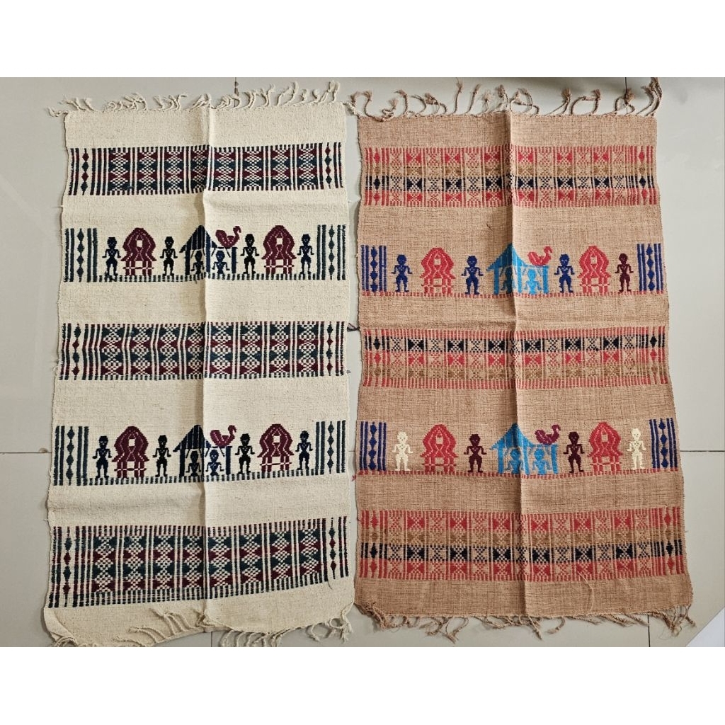 2 pcs hiasan kain  tenun Lombok, NTB