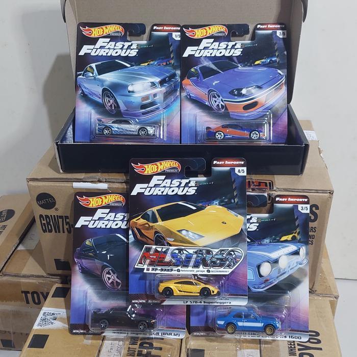 Hotwheels Fast And Furious Fast Import Box Set