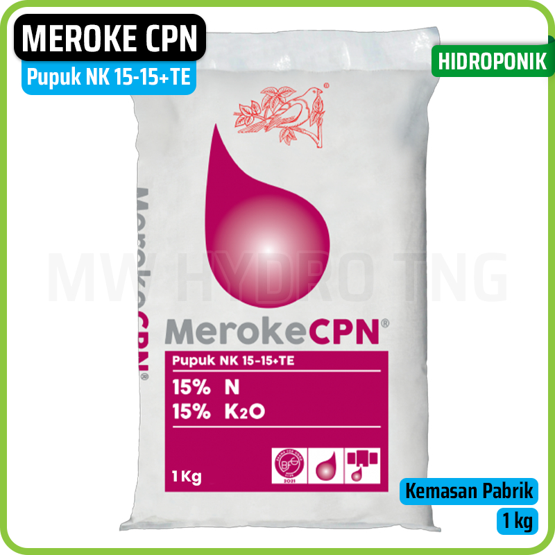 Meroke CPN, 1 Kg | Pupuk NK 15-15+TE, Potasium Nitrat KNO3