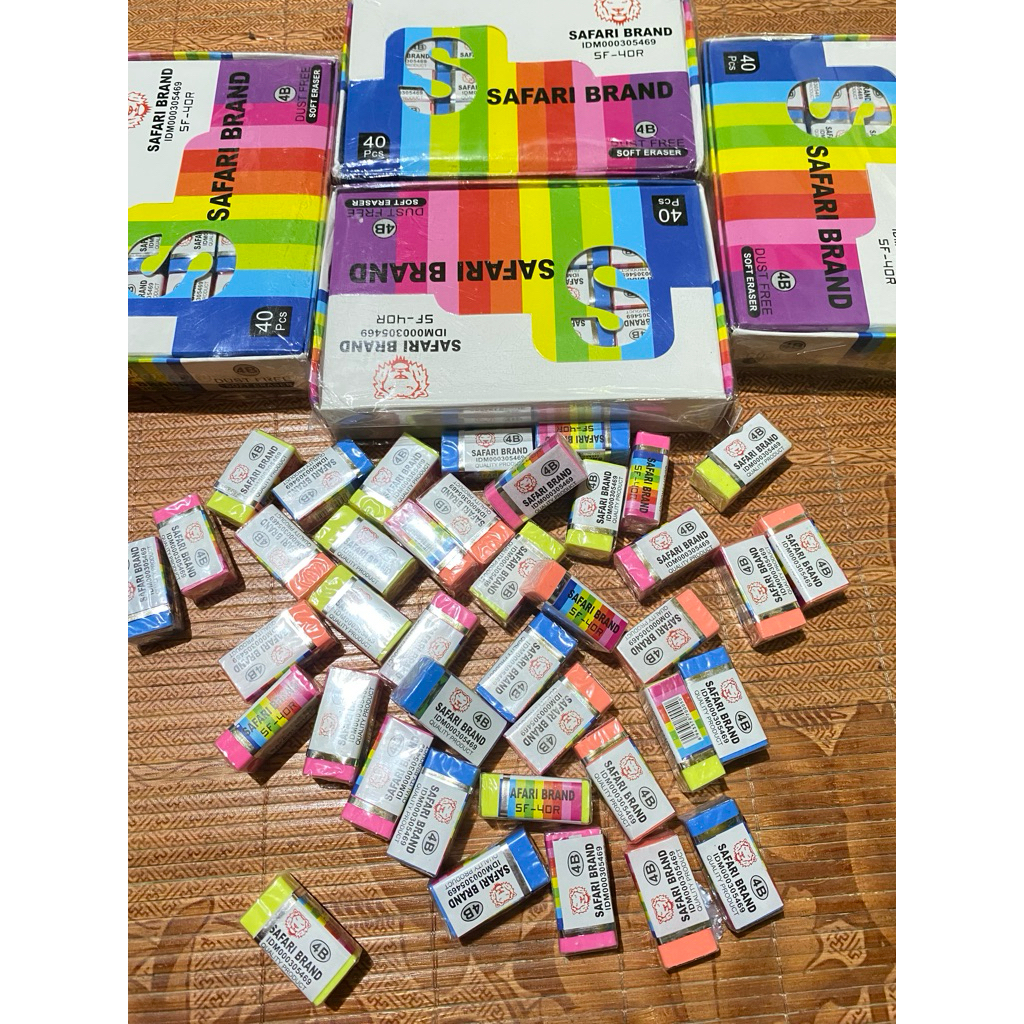 Penghapus Pensil Warna warni