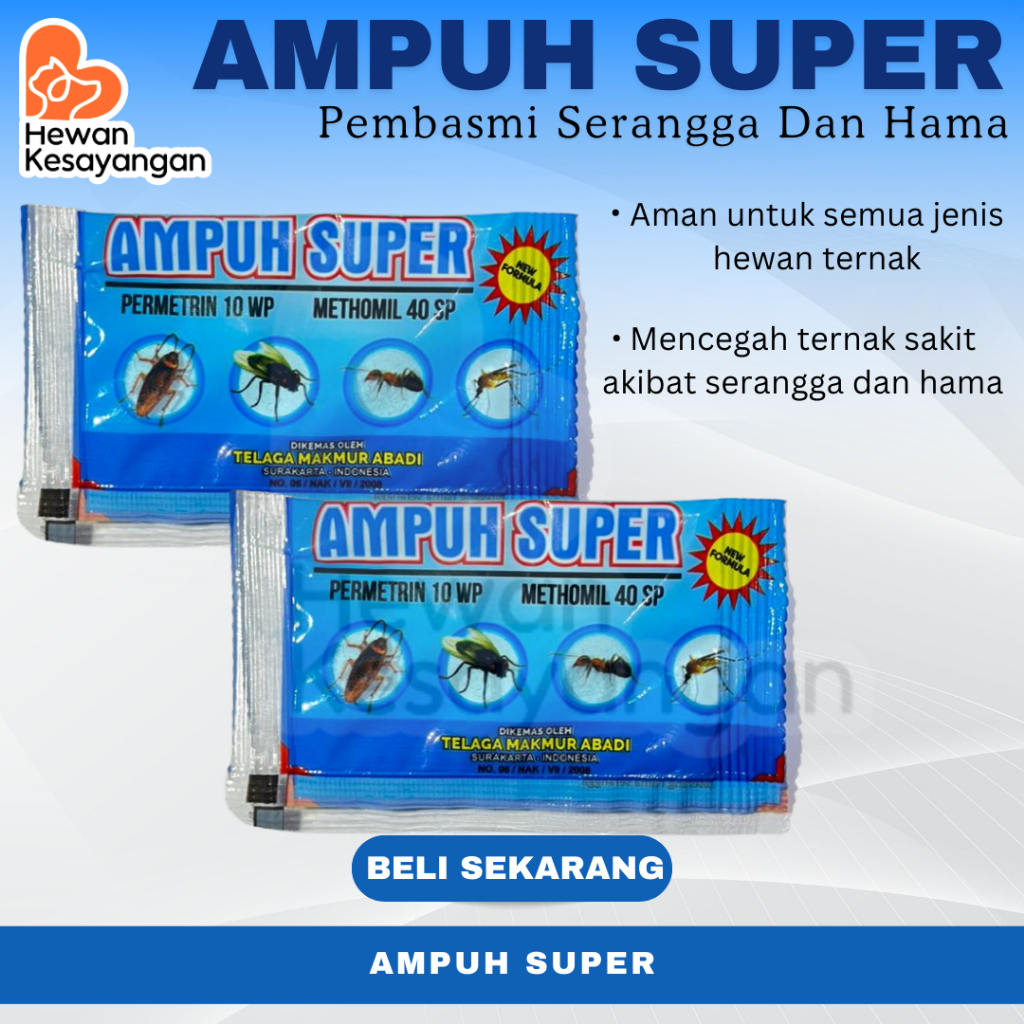 Ampuh super obat pembunuh lalat, kutu pada sapi ampuh super obat lalat dan serangga